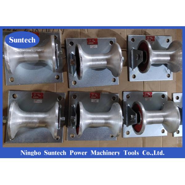 140*160 Steel Electric Cable Pulley Wheel Conductor Stringing Tools