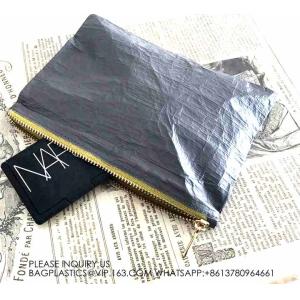 New Fashion Style Untearable Tyvek Zipper Cosmetic Bag New style quality black