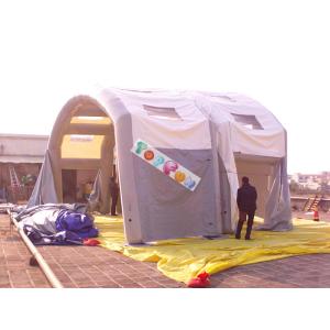 Quality Simple Strong Airtight Frame Tube Structure Inflatable Tent 0.9mm PVC Tarpaulin for sale