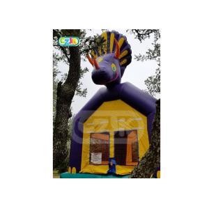 Triceratops Jumper Bounce House / Commercial Jumping Castle Waterproof