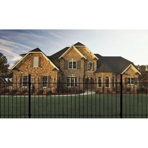 Custom Design Wrought Iron Fence Gate Waterproof Environmentally Friendly