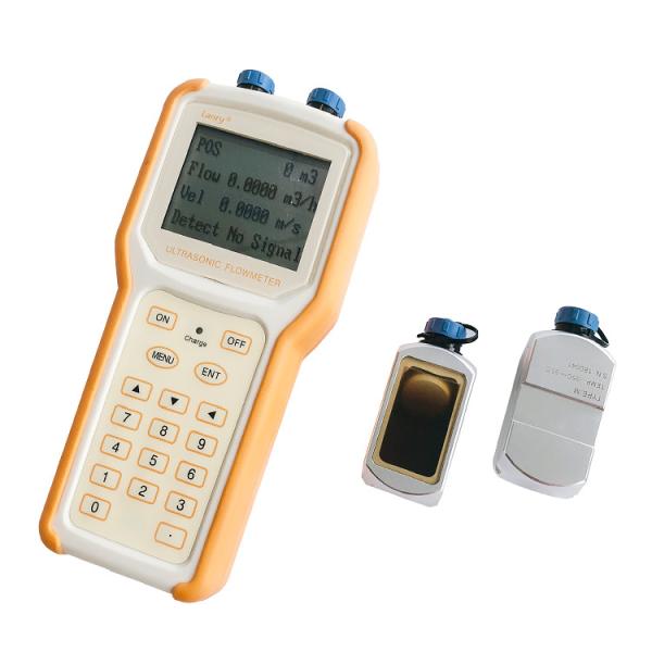 Buy Clamp On data logger battery operated Mobile Handheld Flow Meter with Sensor For Water at wholesale prices