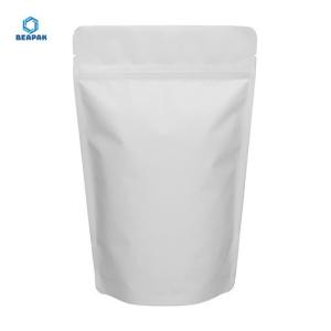 Stock Plastic Aluminum Foil Zipper Resealable Stand Up Pouches