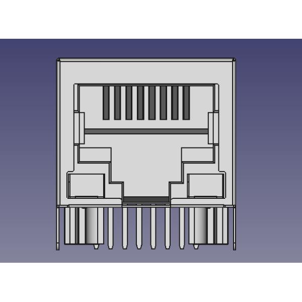 LPJ0011BBNL Single Port Female RJ45 MagJack For BeagleBone Black