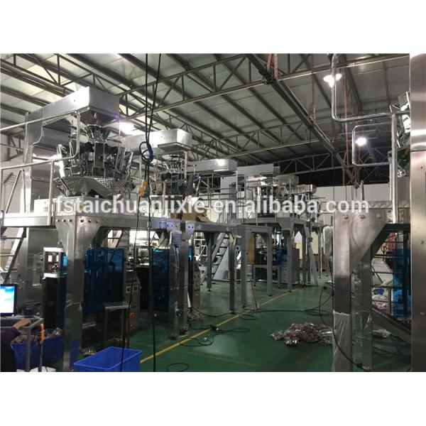 Multi-function 4 head linear weigher high accuracy full automatic good quality vertical washing powder packing machine