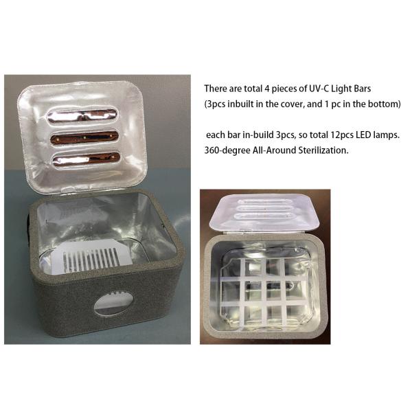 Baby Bottle Portable 270nm 8mw Portable UVC Cleaner