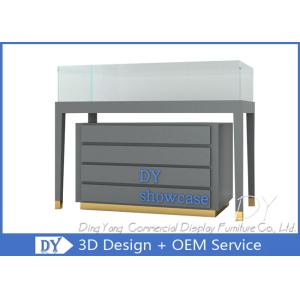 Full - Assambly Jewelry Showcase Displays Matte Gray Lacquer Finished