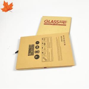 Kraft Paper Screen Protector Packaging Box Tempered Glass Customized