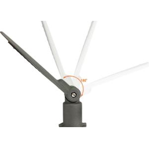 Cool White 60W 100W 150W 200W Led Solar Pole Lights