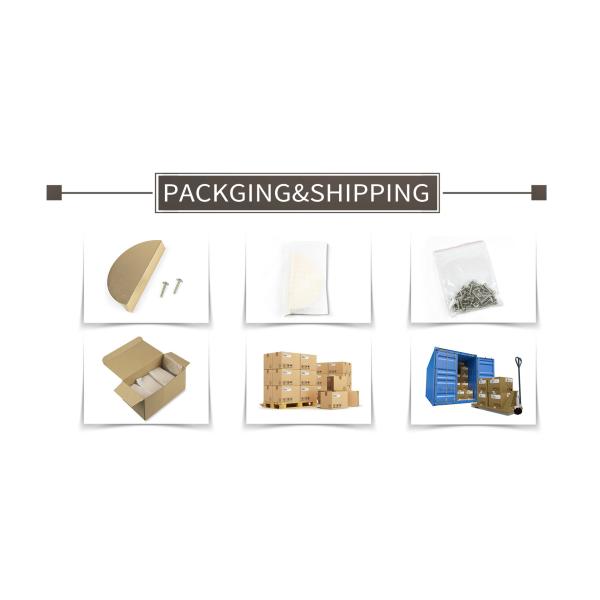 M5 Screws Golden Aluminium Furniture Handles Custom Furniture Hardware 500mm