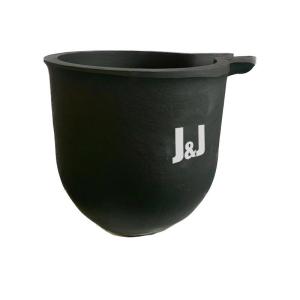 Heat Resistant Gold Melting Crucible Graphite Cylindrical Shape High Durability