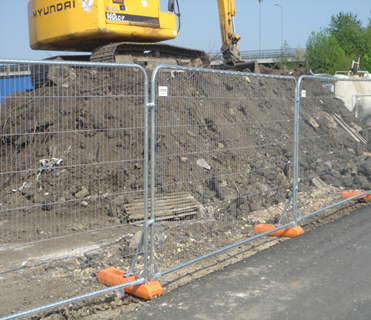 Long Service Life HDG Temporary Fence Security Fence Panels 84 Microns