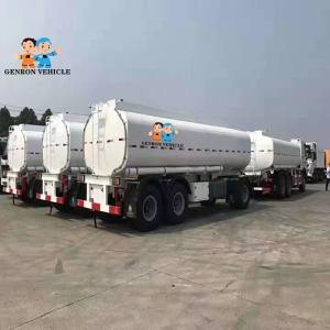 Bottom Emergency Valve Flammable 40ton Liquid Tanker Trailer