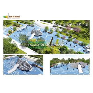 Residential Area Theme Park Equipment LLDPE Material Long Service Life