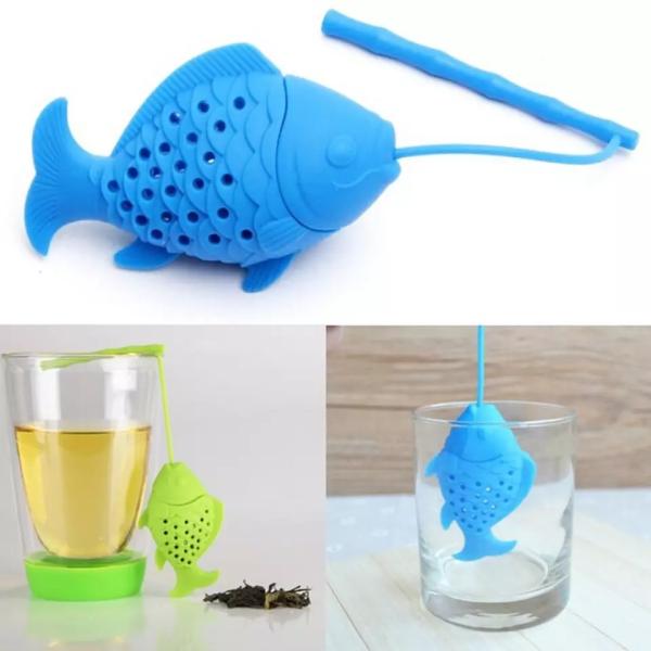 PORTABLE Eco Friendly Tea Infuser with Reusable Silicone Strainer and Multi Colour