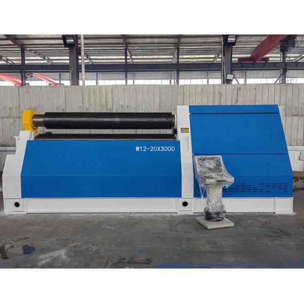 Metal Plate CNC 4 Roller Bending Machine Hydraulic W12-20×3000