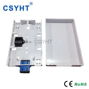 Mini ABS Material WhiteFTTH Fiber Optic Terminal Box 12 Core Indoor Wall Mounted