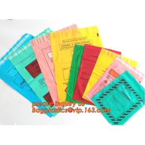 Biodegradable Biohazard Specimen Bag, Biohazard Specimen Transport Bag, Medical
