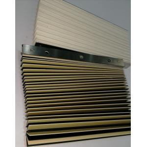 flat PVC + fibre cloth folded bellow covers for open type fiber metal laser