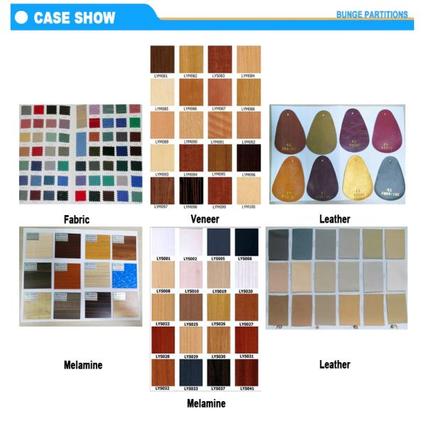 Artistic Fire Resistant Movable Sliding Partition Walls For Banquet Hall