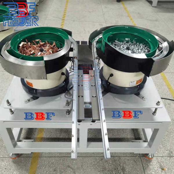 Buy Customized Metal Strip Double Vibratory Bowl Feeder For Caps And Capsules at wholesale prices