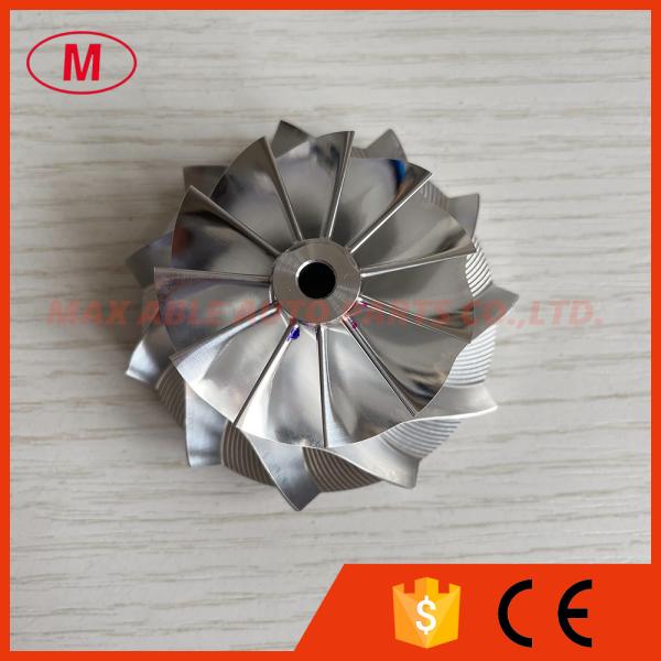 GT15-25 45.47/60.48mm 11+0 blades high performance turbocharger milling/aluminum 2618/billet compressor wheel