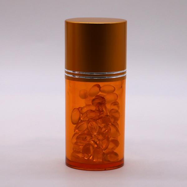 70mL Transparent PET Bottle Pill/Capsule/Tablet Solid Medicine Sealing Type SCREW CAP