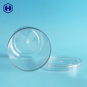Cylinder Canned Plastic Biscuit Containers Durable Round Plastic Tubs