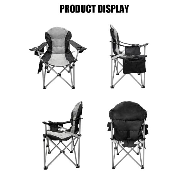 Oxford Cloth Hot Seat Folding Chair 160kg Portable Heated Stadium Seats