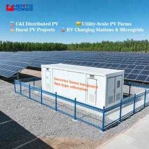 Three Phase Box Type Substation with 400V-690V Output Voltage and 6kV-220kV Rated Voltage for Power Distribution