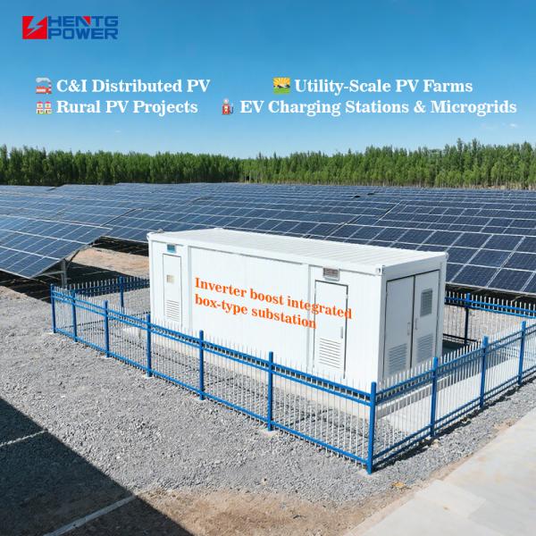 Three Phase Box Type Substation with 400V-690V Output Voltage and 6kV-220kV