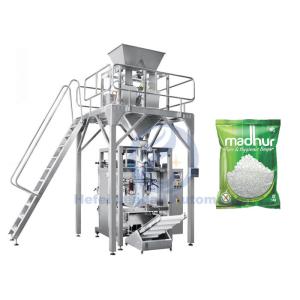 Automatic Vertical Form Fill Seal Machine , 100g To 5kg Sugar Packaging Machine