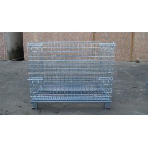 China Heavy Weight Loading Wire Mesh Containers Assembling & Welding on sale