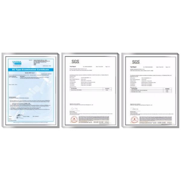 100% Stainless Steel Wire Mesh Anti Cut Hand Gloves Level 5 Protection For Butcher