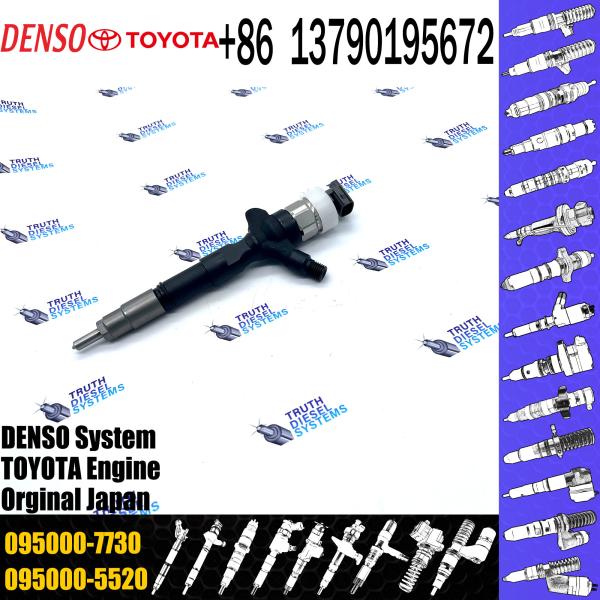 Den-so Diesel Fuel Injector 095000 7730 0950007730 23670-39135 for Toyota Daihatsu Delta 1KD-FTV 095000-7730