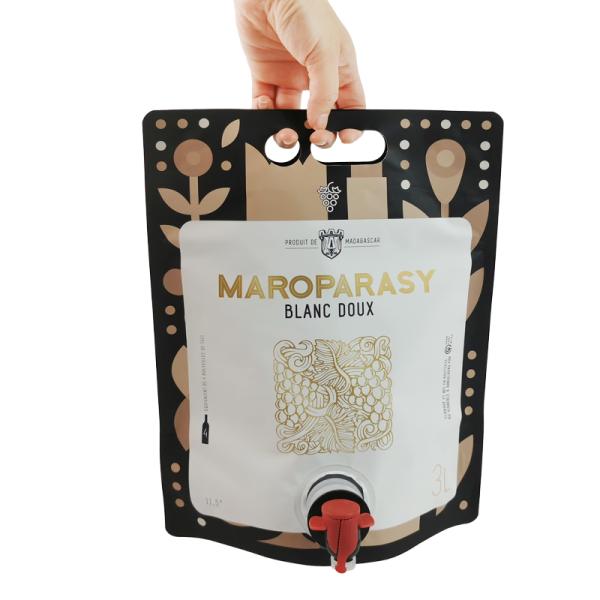 Double Bottom Stand Up Pouch Foil Pouch With Valve carbonated Drink Packaging food Packaging Pouch food Package Bag plastic Foil Pouch bagged Beverage