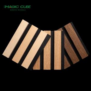 Coating Slat Wood Acoustic Panels for Wall and Ceiling Decoration in Customized