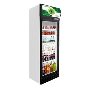 Self - Closing Glass Door Freezer 1280*695*2120 Mm Low - Energy Consumption