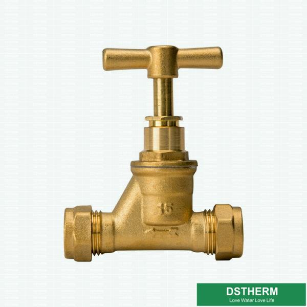 Buy Garden Two Ways Water Pipe Brass Stop Cock Valve Customized Heavier Type Strong Quality Stop Cock Valve at wholesale prices