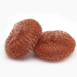 18g*2pcs Kitchen Copper Coated Scourer Scrubbing Pad /copperized Scrubber
