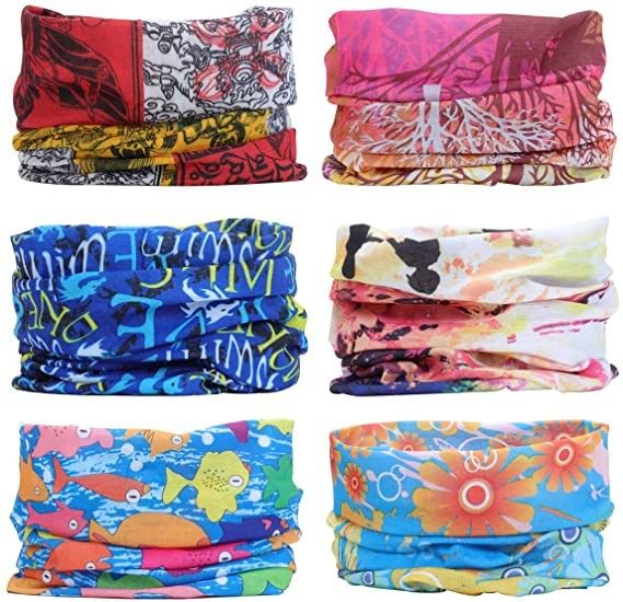 Pink Ladies Women Pm2.5 Anti Viral Multifunctional Bandanas