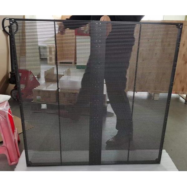 High Transparency LED Video Wall Screen , Transparent LED Curtain Display P3.91