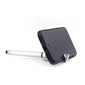 Promotional Mobile phone stand touch screen ballpoint pen Plastic logo