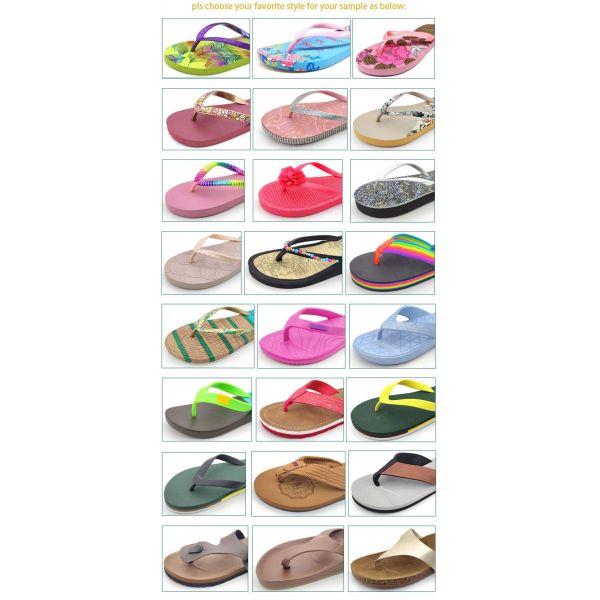 Customizable EVA PVC Women's Flip Flops Anti Slip Lightweight For Casual Outdoor