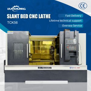 Quality Single Spindle TCK56 750mm 1000mm Slant Turning And Milling Machine for sale