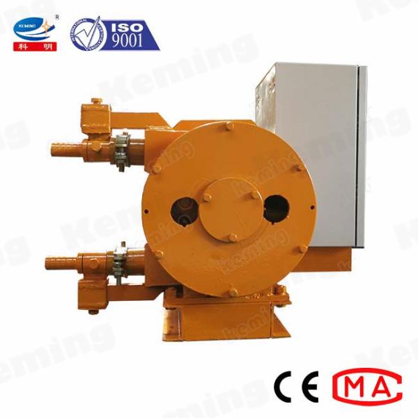 Concrete Peristaltic Industrial Hose Pump For Slurry High Efficiency 800 - 1300L/H Capacity