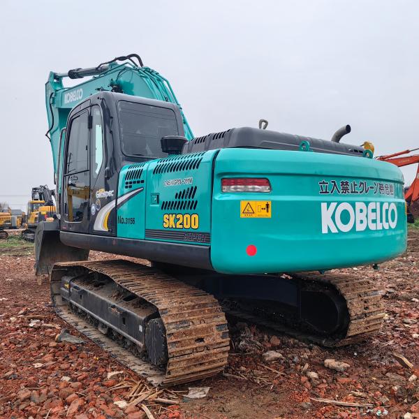 Original Brand Kobelco SK200 Used Excavators 20 Ton Medium Construction Machinery with Good Condition