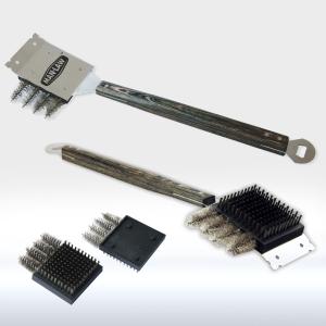 Quality Stainless Steel Grill Cleaning Brush 20.6&quot; Dimension Premium For Outdoor BBQ for sale