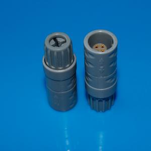 China Quick disconnect medical connectors 4pin plastic circular connectors cable plug with female pins on sale