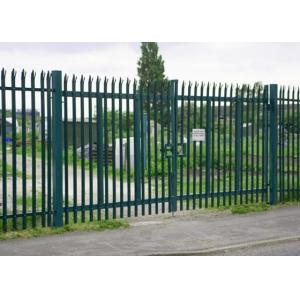 ISO9001 Polyester Powder Coated Steel Security Fence Panels Long Lifespan